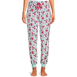 🆕 Secret Treasures Penguin Print Women's Soft Plush Sleep Lounge Pants Sz Medium